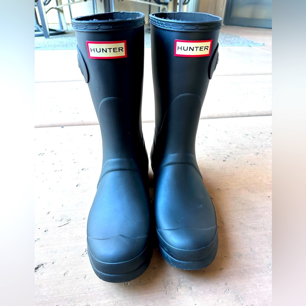 Hunter Rain Boots.